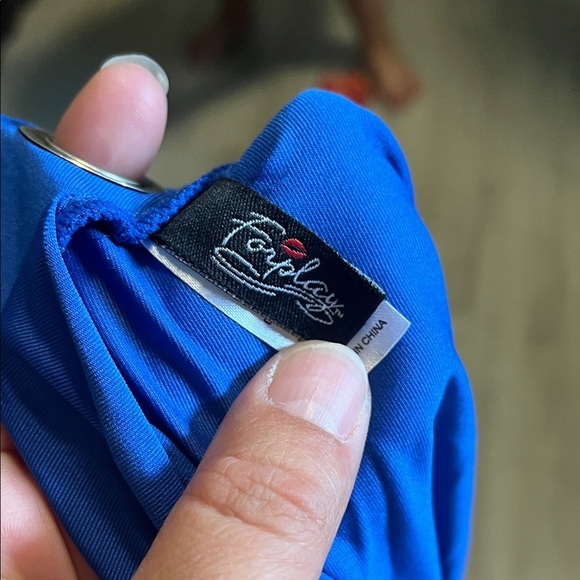 Forplay Royal Blue Embellished Blouse - Picture 2 of 2